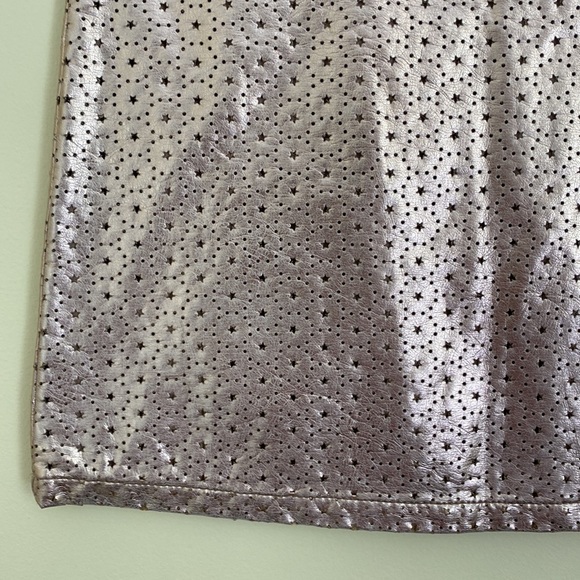 EGG by Susan Lazar Girls Rose Gold Dress Star Cut Out Print 5 years - Picture 2 of 6